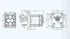US28: Shaft and flange types and dimensions