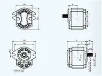 Flange & Drive Shaft Type: FSAEB AT15