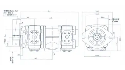HL22 Double Gear Pumps