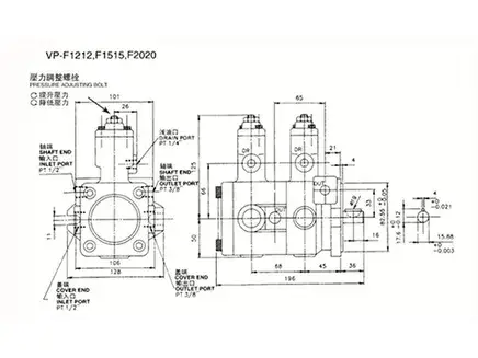 Double Variable Displacement Vane Pump