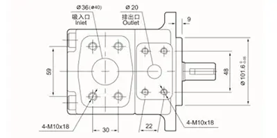 High Pressure Fixed Displacement Vane Pump