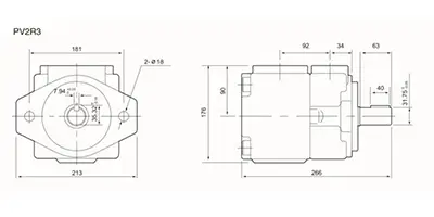 High Pressure Fixed Displacement Vane Pump