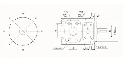 High Pressure Fixed Displacement Vane Pump