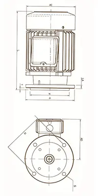 HSL Vertical Electric Motor